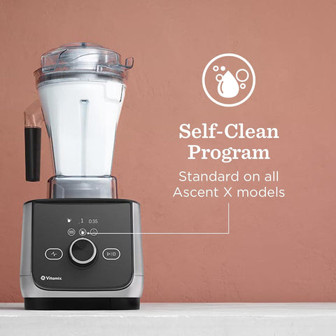 Vitamix Ascent X4 Blender with Five Blending Programs, Self-Cleaning Program, Professional-Grade Blender for Smoothies, Soups and More, Stainless-Steel Blades, 48 Oz Container, Graphite Metal Finish