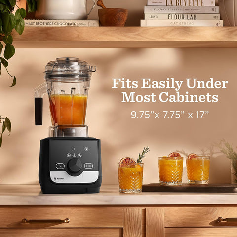 Vitamix Ascent X3 Blender with Three Blending Programs, Self-Cleaning Program, Professional-Grade Blender for Smoothies, Soups and More, Stainless-Steel Blades, 48 Oz Container, Shadow Black
