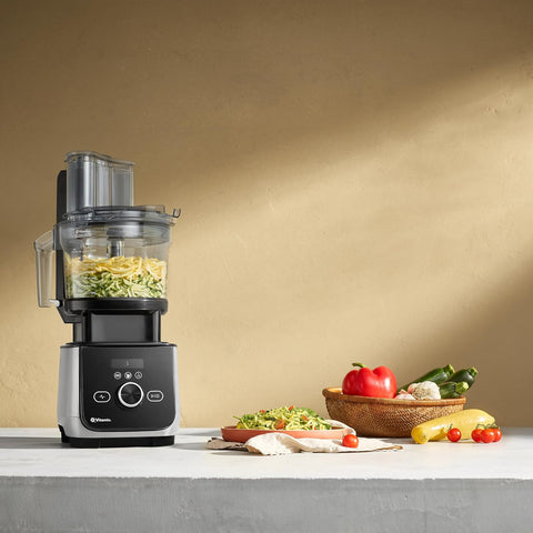 Vitamix 12-Cup Food Processor Attachment with SELF-DETECT, BPA-Free, with Multi-Use Blade and Two Reversible Discs, Compatible with Ascent and Venturist Series Vitamix Blenders
